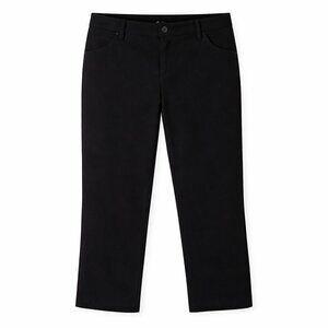 WHBM Perfect Form Slim Ankle Cuffed Black Pants Size 4